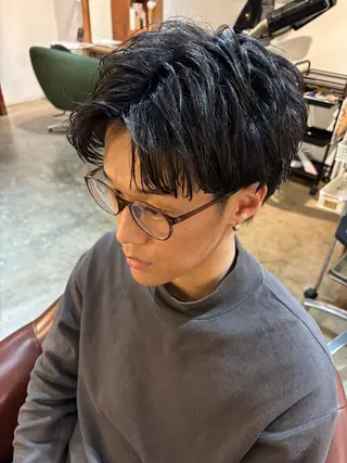 ショート メンズ 🌀メンズパーマ🌀 平川海夢のヘアスタイル