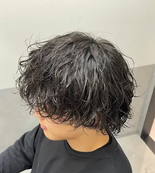 ミディアム メンズ レイヤー/メンズ トモヤのヘアスタイル