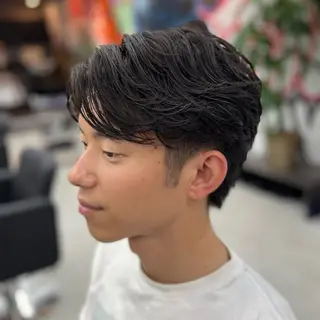 ショート パーマ メンズ 錦糸町/Men's cutパーマ石川史弥のヘアスタイル