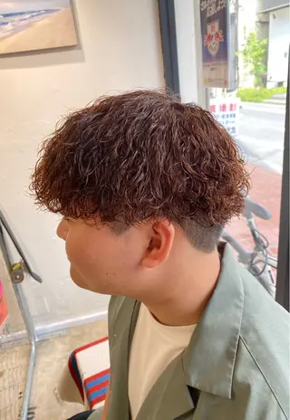 パーマ メンズ 🌴パーマオタク🌴 長谷川 諒佑🌈のヘアスタイル