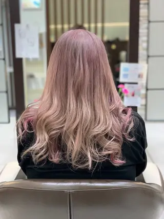 ロング カラー 森 広樹のヘアスタイル
