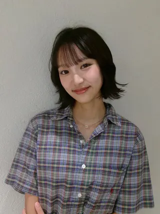 ミディアム カラー 乃天 ﾉｱのヘアスタイル