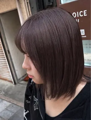 ミディアム カラー NOA/トレンドヘア ブリーチなし艶カラーのヘアスタイル