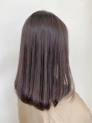 ミディアム カラー 【透明感、艶髪】西村 有司のヘアスタイル