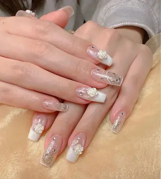 ネイル Horie 雪のネイルデザイン