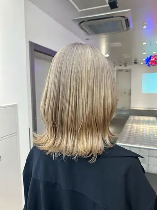 ミディアム MiRI💜地毛級 エクステ✖似合わせ技のヘアスタイル