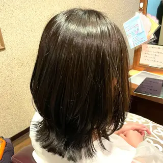 ミディアム ふるはし みなのヘアスタイル