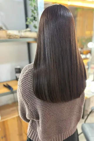 ロング カラー 菊地 紗矢のヘアスタイル
