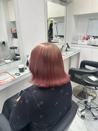 ミディアム カラー ❄最強かわいいカラー ❄️MINA❄️のヘアスタイル