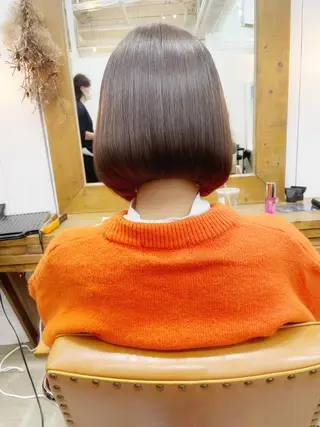 ショート カラー 👑銀座ショート/ 絶壁補正/金子涼👑のヘアスタイル