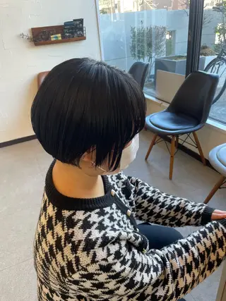 ショート 川村 瑠奈／艶髪／髪質改善のヘアスタイル