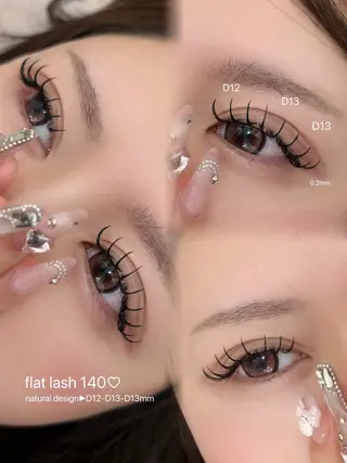 マツエク・マツパ kaede 🐹のマツエク・マツパデザイン