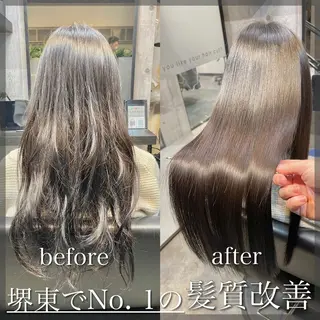 ロング ♦️髪質改善縮毛矯正 美髪💍谷口克也♦️のヘアスタイル