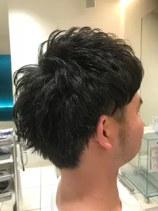 ショート カラー パーマ ヘアアレンジ メンズ キッズ ネイル マツエク・マツパ EnBlesS西宮 マンツーマン神道有基のヘアスタイル