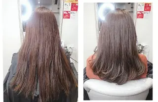 ロング カラー kijima ricoのヘアスタイル