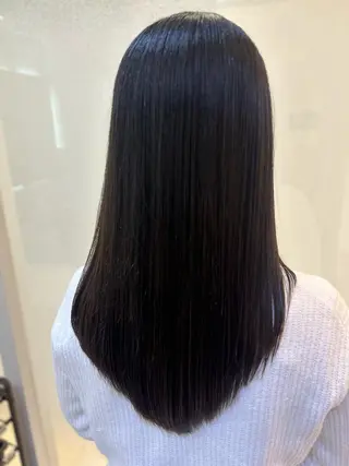 ロング カラー 縮毛矯正/髪質改善/ 艶髪ササキナツミのヘアスタイル