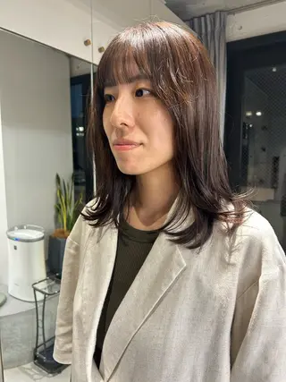 ロング 京谷 宥のヘアスタイル