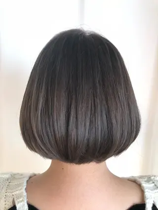 ミディアム カラー ヘアアレンジ レイヤー×ヘッドスパ *保田遥*のヘアスタイル
