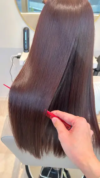 ロング カラー Eleanor枚方店 店長　飛鳥　薫のヘアスタイル