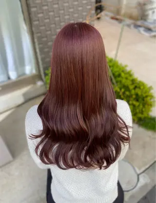 ロング カラー グレージュ/レイヤー /韓国ヘア/RISAのヘアスタイル