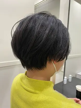 ショート ブリーチ縮毛矯正 /髪質改善/KEIのヘアスタイル