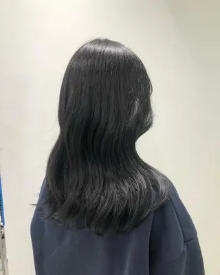 ミディアム カラー ヘアアレンジ Over hair_ misakiのヘアスタイル