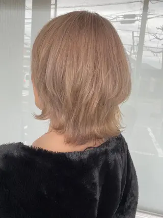 ミディアム カラー 杉田 健太のヘアスタイル