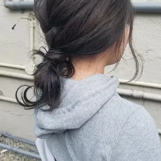ヘアアレンジ 🙃 透明感カラー/ボブのヘアスタイル