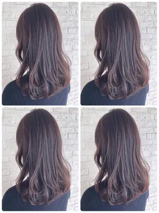 セミロング あやかショート 白髪ぼかしのヘアスタイル