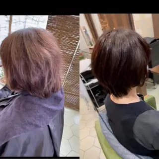 ショート カラー 堤太志 メンズパーマ特化のヘアスタイル