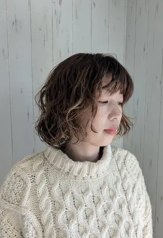 パーマ ショート hair salon marquise中筋店所属・マルキーズ Sacoのヘアスタイル
