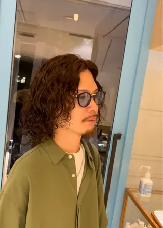 パーマ メンズ 大石 陽菜のヘアスタイル