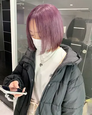 ミディアム カラー ヘアアレンジ 💗横浜美容室 💗HARUNAのヘアスタイル