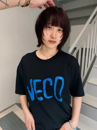 ショート 色落ちまで可愛い🧚 心斎橋hikaruのヘアスタイル