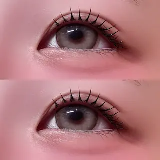 マツエク・マツパ 🎀束感/上下エク/ 𝙍𝙐𝘼 🎀のマツエク・マツパデザイン