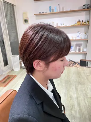 ショート OLTI所属・カジ エリナのヘアスタイル