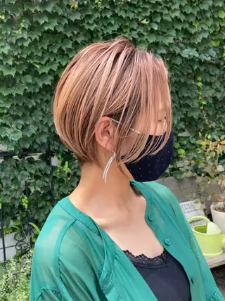 ショート 中江 翔のヘアスタイル