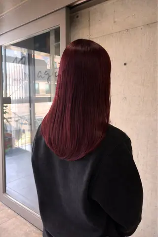 ロング カラー 透明感/血色カラー/ 似合せレイヤー/ゆいのヘアスタイル