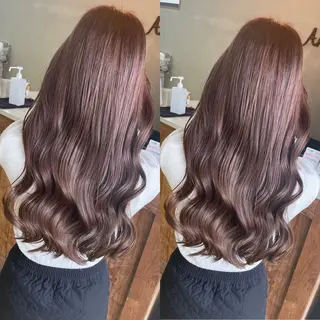 ロング MOMO KAのヘアスタイル