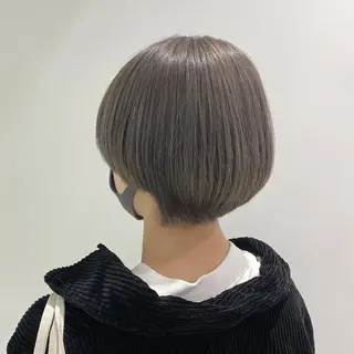 ショート カラー エフェクトブリーチ 🌟前澤啓太朗のヘアスタイル