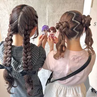 ロング ヘアアレンジ ヘアメ🎀推しカラー 🥣横浜/しほ🧸のヘアスタイル