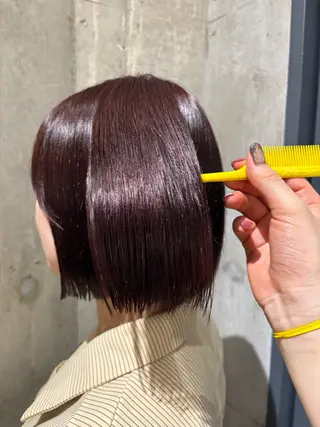 カラー Watanabe Maiのヘアスタイル