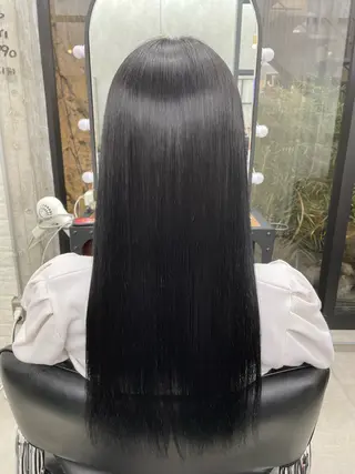 ロング カラー すぐ巻ける縮毛矯正 🍀勝倉　麗のヘアスタイル