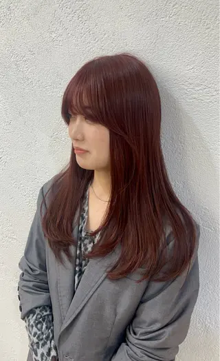 ロング 山本 梨華のヘアスタイル