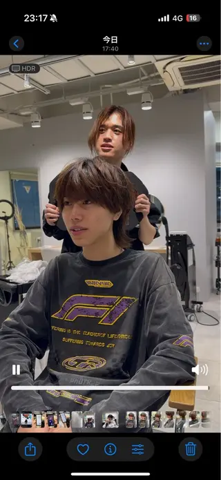 メンズ NEXTzer0 メンズカット/パーマのヘアスタイル