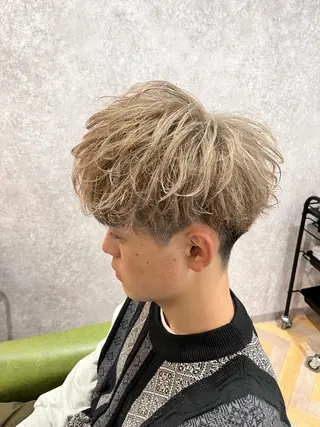 カラー パーマ メンズ 西林麗雄4月 空きあります！のヘアスタイル