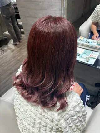 セミロング カラー 🫐インナーカラー 髪質改善🫐/MEIのヘアスタイル