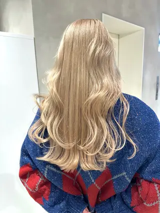 ロング カラー 可愛いベージュ作る 美容師/あかね🧸のヘアスタイル