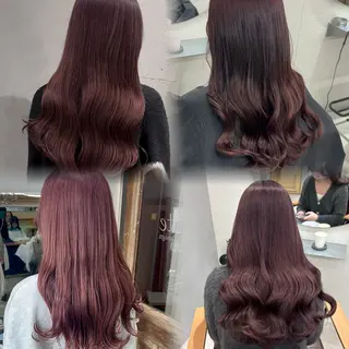 カラー オカベ ショウマのヘアスタイル