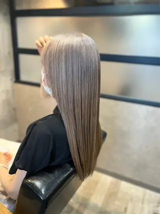 ロング カラー 髪質改善🫧‪ りこのヘアスタイル